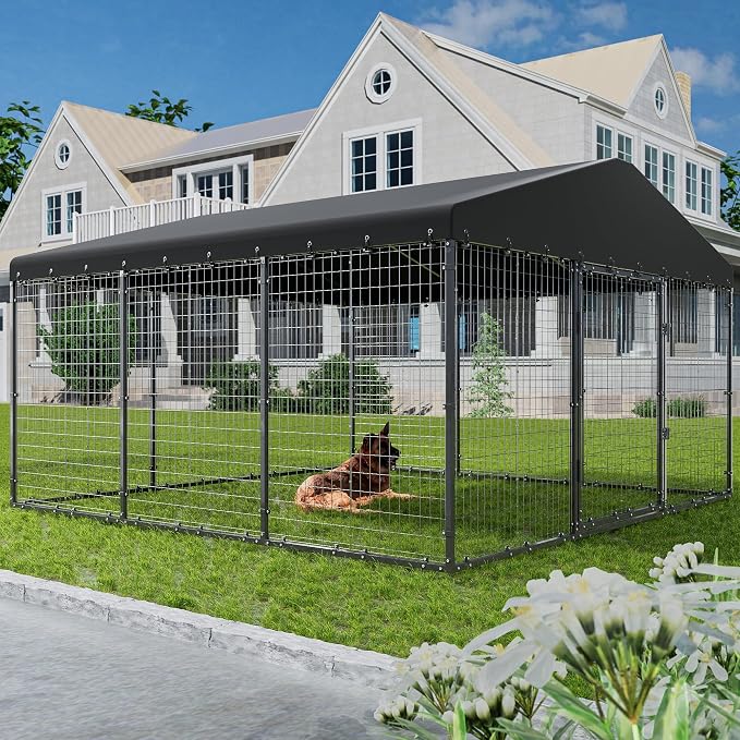 Dog Kennel Outdoor, Large Dog Fence - Image 6