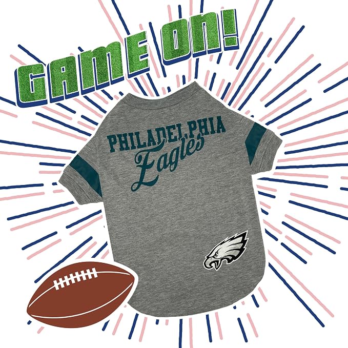 Pets First Philadelphia Eagles Stripe Tee Shirts - Image 4