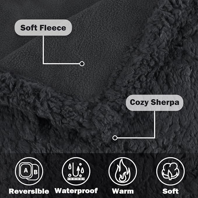 Kritter Planet Waterproof Dog Blanket, Reversible Water Proof Pet Blanket - Image 4