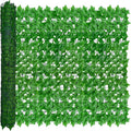 Artificial Ivy Privacy Fence Wall Screen: 48X120 in UV-Anti Faux Greenery by ODTORYHOME