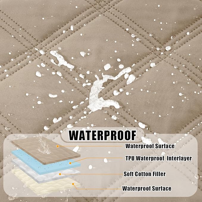 Smiry Waterproof Dog Bed Cover Blanket 40x50, Soft Reversible Pet Blanket - Image 2