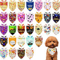 30 Pack Halloween Thanksgiving Dog Bandanas Bulk Stitch Dog Bandanas Small Dogs by Bestwishforyou