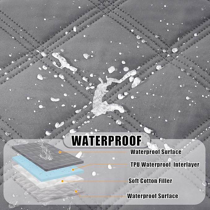 Smiry Waterproof Dog Bed Cover Blanket 40x50, Soft Reversible Pet Blanket - Image 2