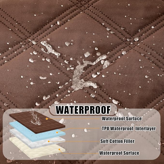 Smiry Waterproof Dog Bed Cover Blanket 30x70, Soft Reversible Pet Blanket - Image 2