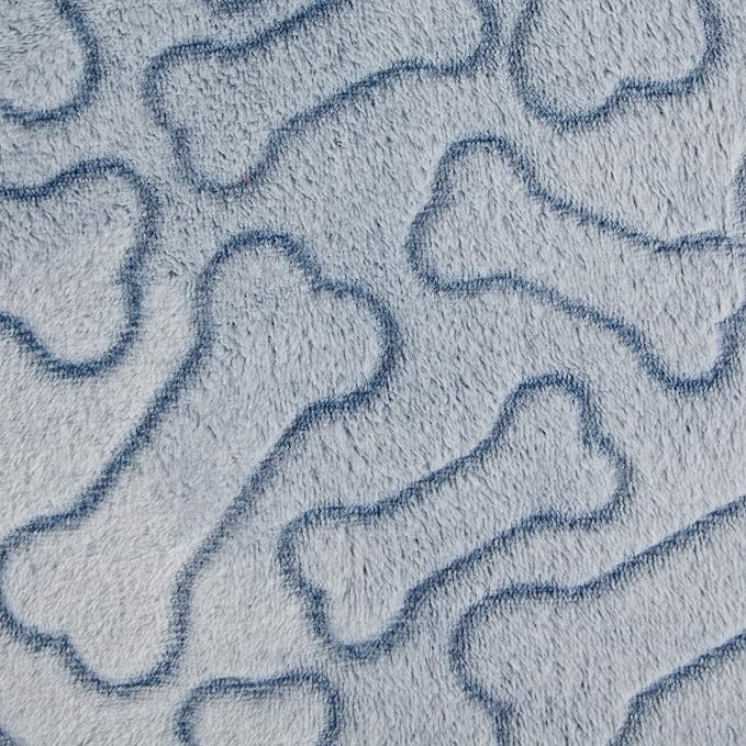 Bone Dry Embossed Bone Print Pet Blanket - Image 4
