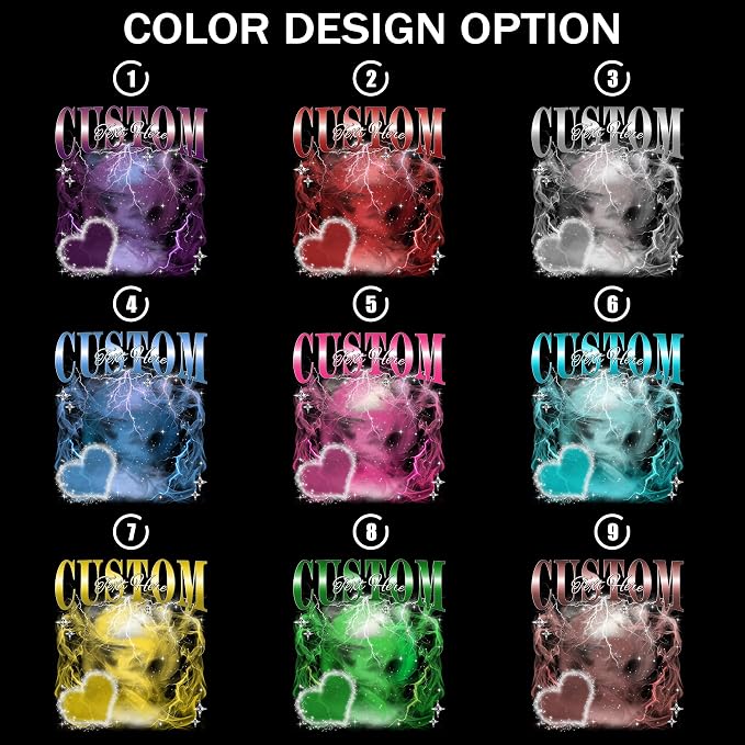 H-DEWALL Custom T Shirts Mineral Wash Tshirt Bootleg Rap Tee Customized Gifts - Image 4