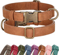 Didog Soft PU Leather Dog Collar, Stylish Quick Released Dog Collar by Didog