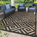 GENIMO 5x8 Outdoor Rug Waterproof, Reversible Mats, Area Rug, Plastic Outside by GENIMO