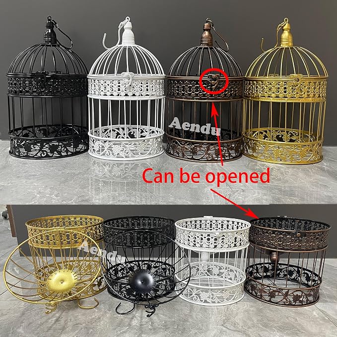 Iron Bird Cage for Wedding Decor and Flower Cage Decor Perfect Props for - Image 8