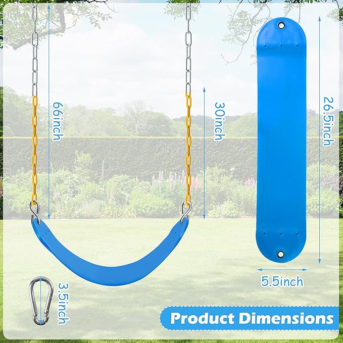 Sunnyglade 2PCS Swings Seats Heavy Duty - Image 5