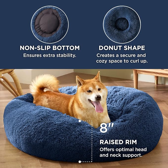 Bedsure Calming Dog Bed for Medium Dogs - Image 3