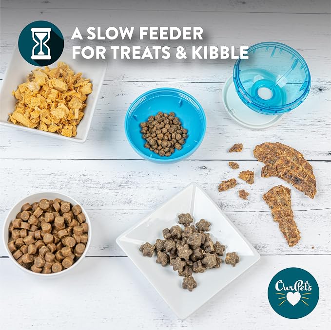 OurPet's IQ Treat Ball Interactive Food Dispensing Dog Toy - Image 2