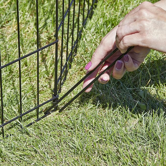 MidWest Homes for Pets Folding Metal Puppy / Dog Exercise Pen, Indoor/Outdoor - Image 3