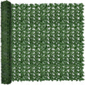 Artificial Fence Privacy Screen: 6FT x 20FT UV-Anti Faux Greenery Backdrop Ivy by ODTORYHOME