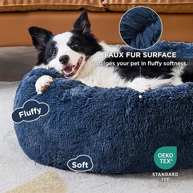 Bedsure Calming Dog Bed for Large Dogs - Image 2