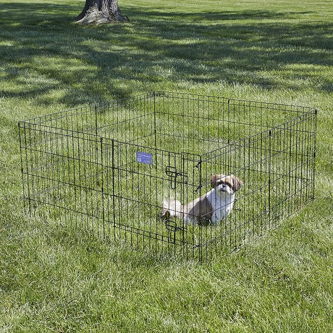 MidWest Homes for Pets Folding Metal Puppy / Dog Exercise Pen, Indoor/Outdoor - Image 2